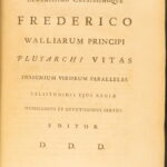 1729 – Plutarch Parallel Lives | Latin & Greek | Enormous 5 Volume Set