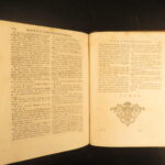 1729 – Plutarch Parallel Lives | Latin & Greek | Enormous 5 Volume Set