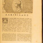 1729 – Plutarch Parallel Lives | Latin & Greek | Enormous 5 Volume Set