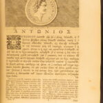 1729 – Plutarch Parallel Lives | Latin & Greek | Enormous 5 Volume Set