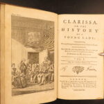 1774 – Clarissa by Samuel Richardson | Early English Literature | Harlowe, 8vol Set