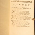 1774 – Clarissa by Samuel Richardson | Early English Literature | Harlowe, 8vol Set