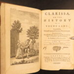 1774 – Clarissa by Samuel Richardson | Early English Literature | Harlowe, 8vol Set