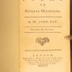 1762 – Poems of John Gay | English Literature & Poetry, 2 Volume Set