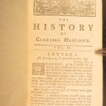 1774 – Clarissa by Samuel Richardson | Early English Literature | Harlowe, 8vol Set