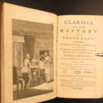 1774 – Clarissa by Samuel Richardson | Early English Literature | Harlowe, 8vol Set
