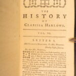 1774 – Clarissa by Samuel Richardson | Early English Literature | Harlowe, 8vol Set