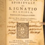 1691 – Spiritual Exercises of Saint Ignatius of Loyola | Early Jesuit Devotional