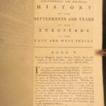 1776 – Philosophical & Political History – Raynal | Huge folding maps | Early Colonization