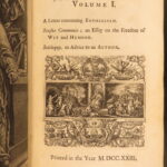 1723 – Characteristicks of Men – Anthony Cooper, Earl of Shaftesbury | 3 volume set