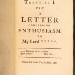 1723 – Characteristicks of Men – Anthony Cooper, Earl of Shaftesbury | 3 volume set