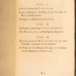 1723 – Characteristicks of Men – Anthony Cooper, Earl of Shaftesbury | 3 volume set