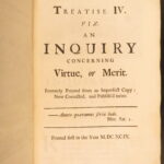 1723 – Characteristicks of Men – Anthony Cooper, Earl of Shaftesbury | 3 volume set