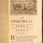 1723 – Characteristicks of Men – Anthony Cooper, Earl of Shaftesbury | 3 volume set