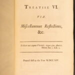 1723 – Characteristicks of Men – Anthony Cooper, Earl of Shaftesbury | 3 volume set