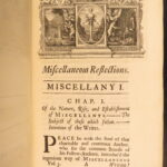 1723 – Characteristicks of Men – Anthony Cooper, Earl of Shaftesbury | 3 volume set