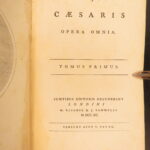 1790 – Julius Caesar War Commentaries | Ancient Rome Maps | 2vol Set