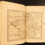 1790 – Julius Caesar War Commentaries | Ancient Rome Maps | 2vol Set