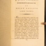 1790 – Julius Caesar War Commentaries | Ancient Rome Maps | 2vol Set