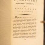 1790 – Julius Caesar War Commentaries | Ancient Rome Maps | 2vol Set
