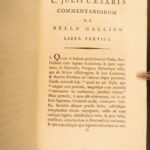 1790 – Julius Caesar War Commentaries | Ancient Rome Maps | 2vol Set