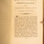 1790 – Julius Caesar War Commentaries | Ancient Rome Maps | 2vol Set