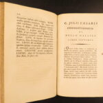 1790 – Julius Caesar War Commentaries | Ancient Rome Maps | 2vol Set