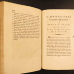 1790 – Julius Caesar War Commentaries | Ancient Rome Maps | 2vol Set