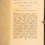 1790 – Julius Caesar War Commentaries | Ancient Rome Maps | 2vol Set