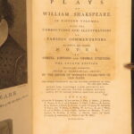 1793 – Plays of William Shakespeare | Famous Steevens’ Translation, 15 Volume Set