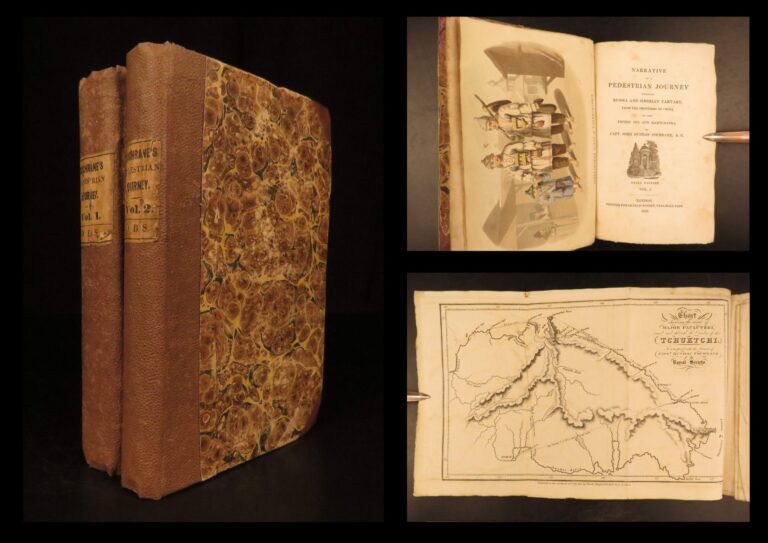Image of 1825 – John Cochrane Voyages in Russia | China Siberia Irkutsk Kamchatka, 2v Set