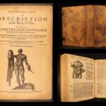 1631 – Human Anatomy – Helkiah Crooke | Mikrokosmographia | Illustrated Folio