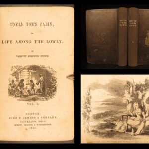 Uncle Tom's Cabin – Harriet Beecher Stowe – 1852 | True First Printing in Original Cloth