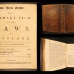 Idea Juris Scotici – James Innes – 1733 | Full Leather Legal Treatise