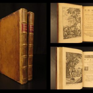 1762 – Poems of John Gay | English Literature & Poetry, 2 Volume Set