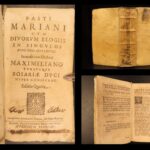 1643 – Fasti Mariani – Andreas Brunner | Jesuit Devotional & Prayer Book