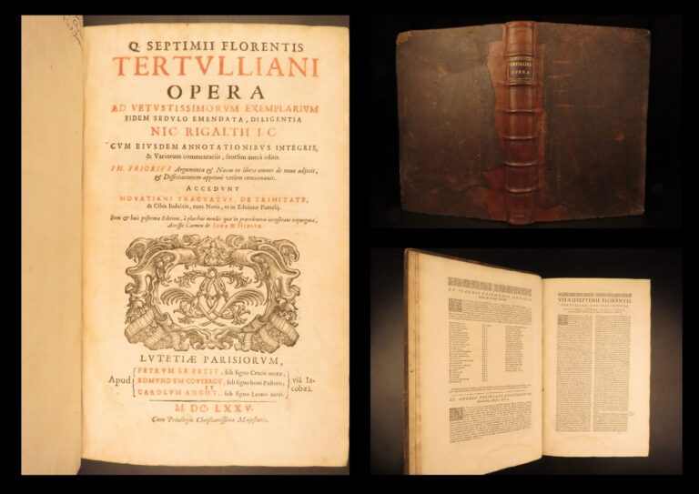 Image of 1675 – Works of Tertullian | Early Church Fathers – Pagan vs. Christians