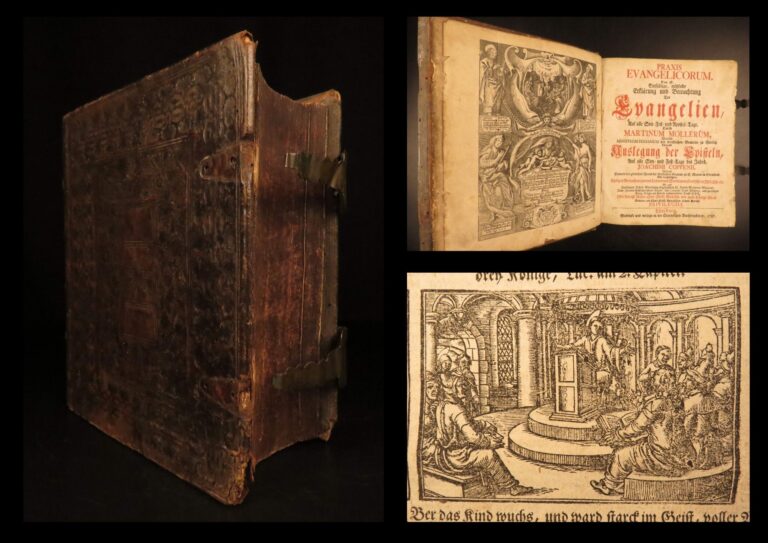 Image of 1787 – Huge Lutheran Devotional | Praxis Evangelicorum – Martin Moller, Illustrated