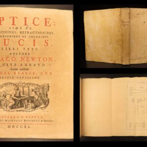 1740 – Isaac Newton Optics | Famous Science & Physics – Clarke, Illustrated