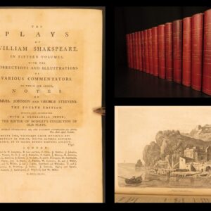 1793 – Plays of William Shakespeare | Famous Steevens’ Translation, 15 Volume Set