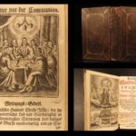 1738 – Jesuit German Devotional | Saint Walburga Miracles & Prayer book, Lambertz