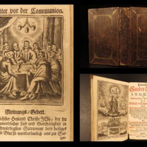 1738 – Jesuit German Devotional | Saint Walburga Miracles & Prayer book, Lambertz