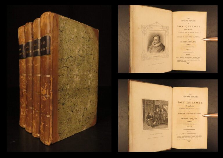 Image of 1821 – Don Quixote by Cervantes Saavedra | Famous Jarvis English Translation – 4vol