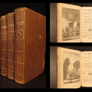 1774 – Clarissa by Samuel Richardson | Early English Literature | Harlowe, 8vol Set