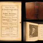 1725 – Colloquies by Erasmus of Rotterdam | Famous l’Estrange English Translation