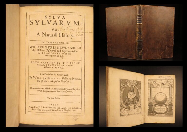 Image of 1651 – Sylva Sylvarum – Francis Bacon | New Atlantis & Life and Death