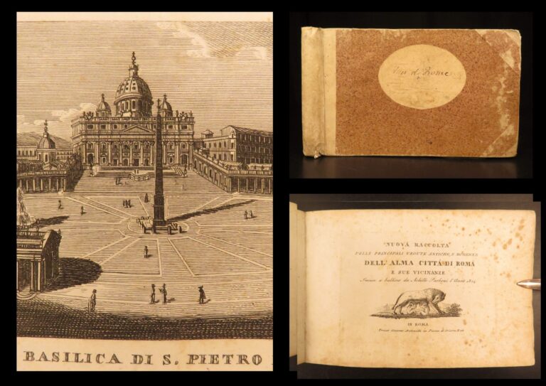 Image of 1824 – Engravings of Rome, Achille Parboni | 67 Views of Rome, Ruins & Architecture