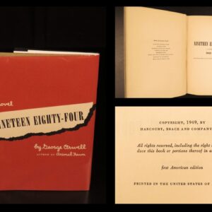 Nineteen Eighty-Four – George Orwell – 1949 | Dystopian Novel, True First American Edition