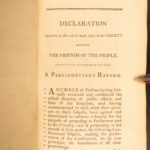 1793 – Tracts on Parliament Reform | Society of Friends of the People | 4 in 1