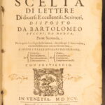1595 – Famous Italian Letters | Aldo Manuzio, Annibal Caro, Torquato Tasso, Boccaccio